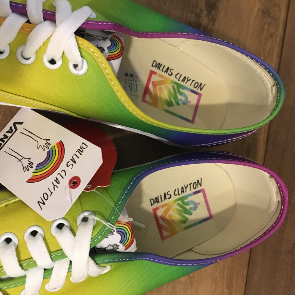 Vans dallas clayton on sale rainbow