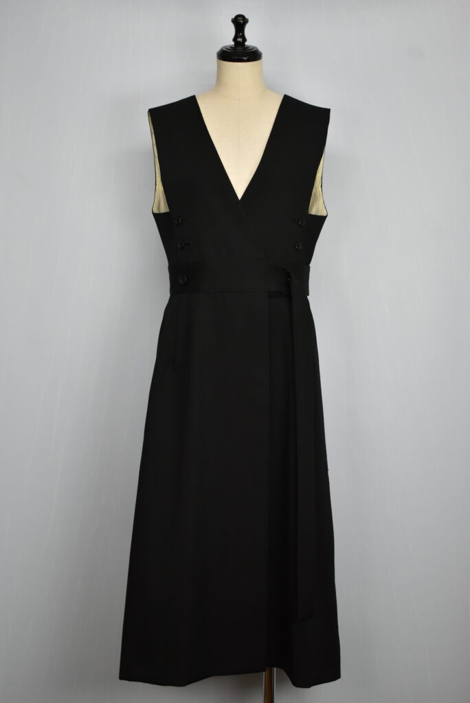 UJOH / One Side Slit Dress - good LIFE STORE